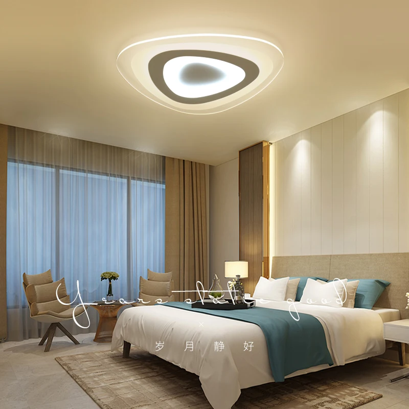 Ультратонкие треугольные потолочные светильники светодиодный лампы для