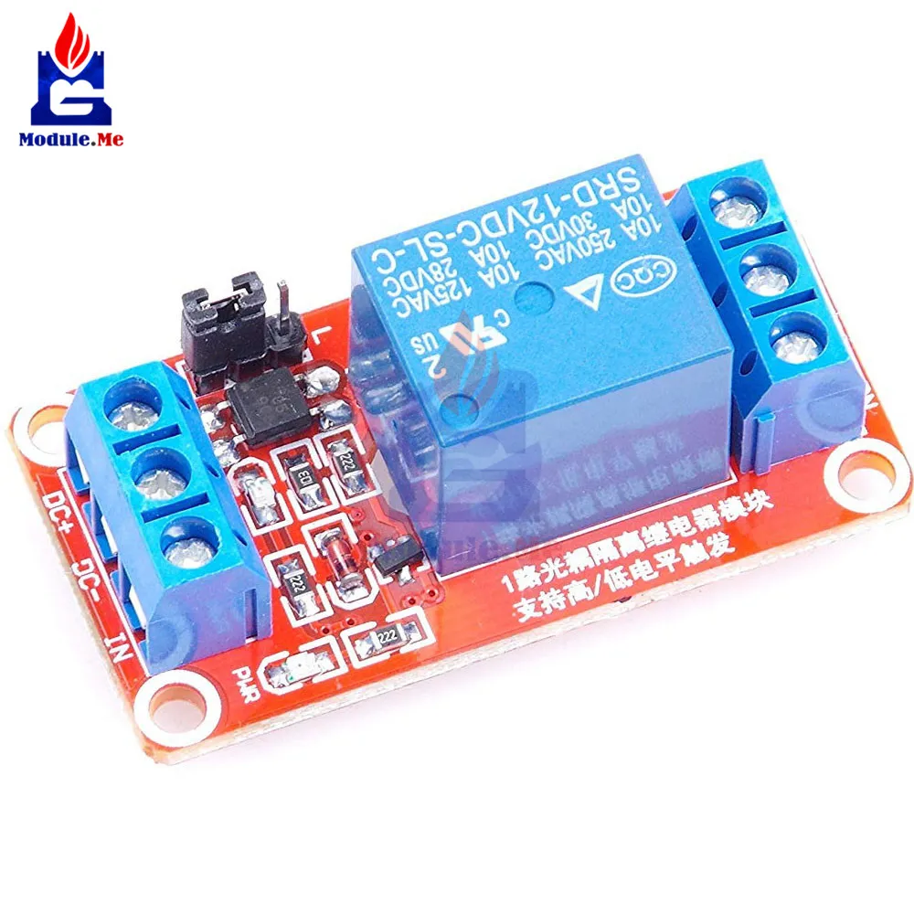 Один 1 канальный модуль релейного блока питания 12 В для Arduino|relay module|power moduleshield for