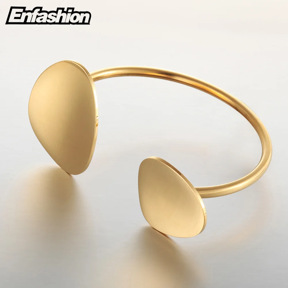 Женский Браслет манжета с лепестками цветов из нержавеющей стали|bangle bracelet|steel bangle