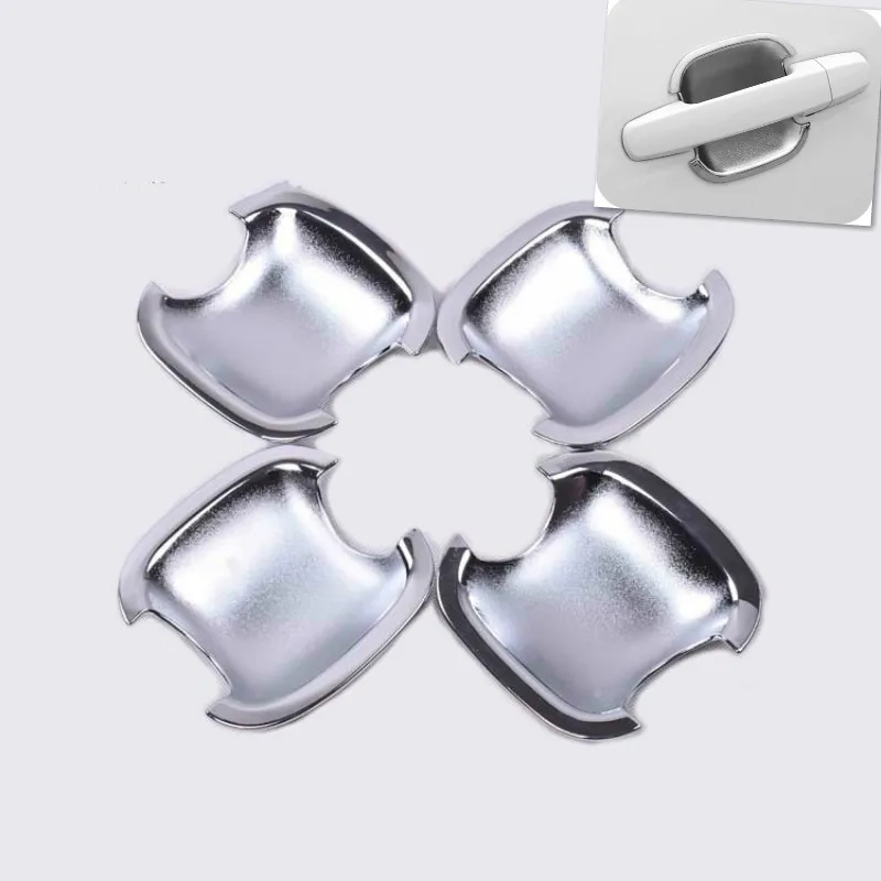 

FUNDUOO For Chery A5 E3 New Chrome Car Door Handle Cup Bowl Cover Trim Sticker