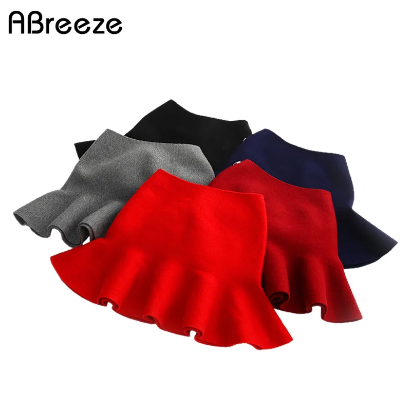 Новые юбки трубы для девочек 2021 г. Весенние Качественные однотонные