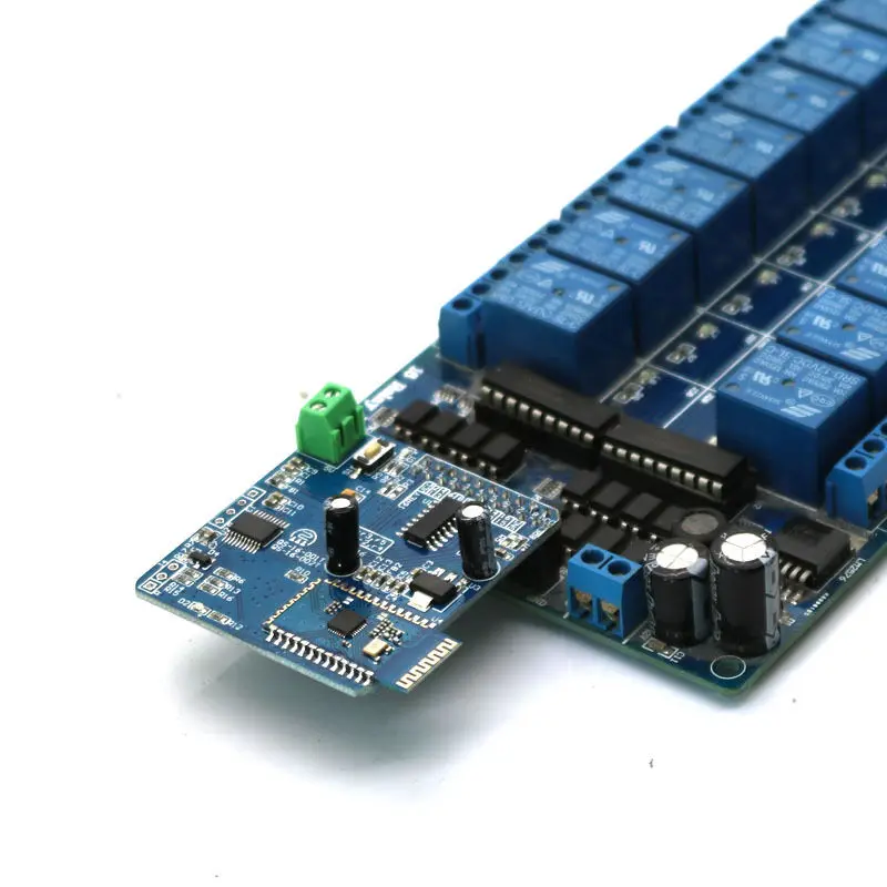 16 Channel Module + 16CH Bluetooth Relay Merge Android Remote control Switch Motor light Phone APP | Электронные компоненты и