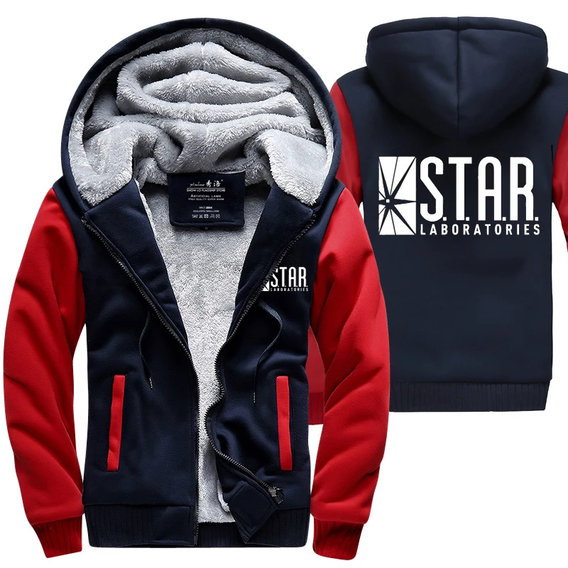 Толстовка S.T.A.R. STAR labs толстовки 2017 Весна зима теплая Толстая Кроссфит фитнес