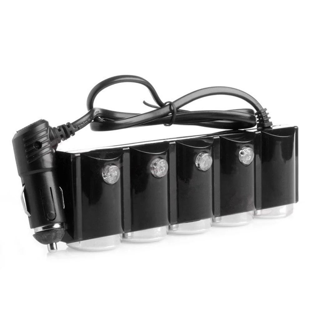Полезные 4 полосная 12 V/24 V розетка для автомобильного прикуривателя удлинитель