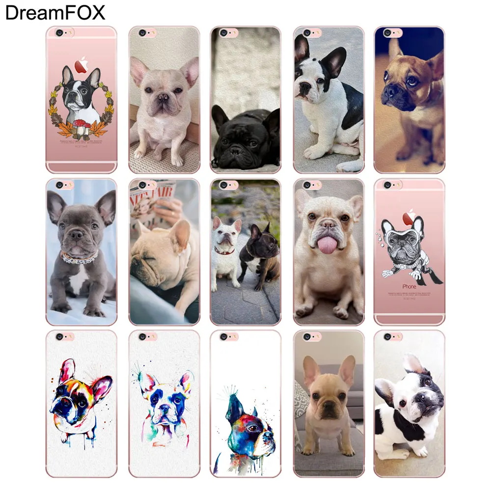M224 French Bulldog Soft TPU Silicone Case Cover For Apple iPhone 11 Pro X XR XS Max 8 7 6 6S Plus 5 5S SE 5C 4 4S |