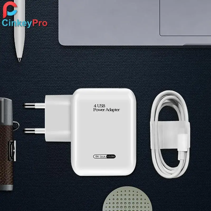 EastVita универсальное USB зарядное устройство для iPhone Samsung Android Путешествия 5V 4A 4