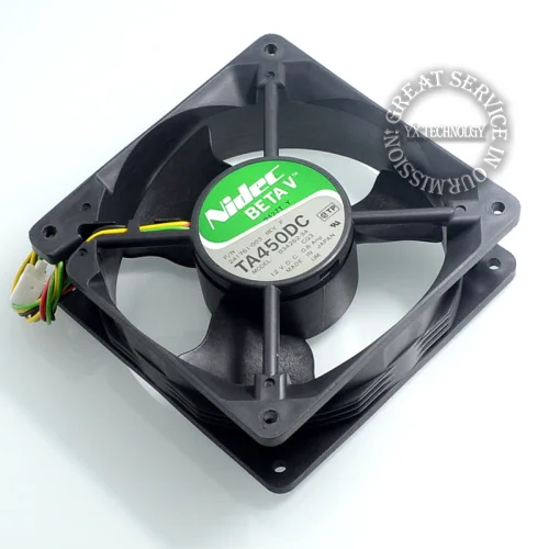 Nidec Новый TA450DC B34262-34 12 В 0.8A 12038 см 120 мм большой воздушный вентилятор охлаждения для