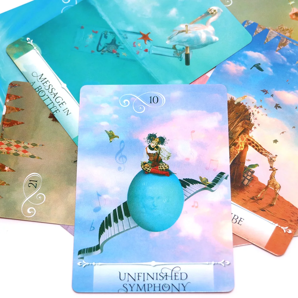 Полные английские познания oracle cards deck, 52 карты, таинственное руководство чтение будущего Таро карточная игра настольная игра для девочек