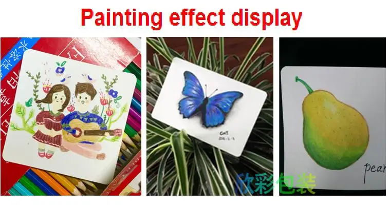 200 PCS Blank Empty White Writing Painting Drawing Diary Notes Memory Cards | Канцтовары для офиса и дома