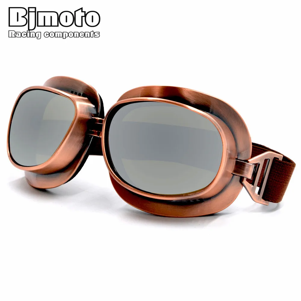 Очки MX для мотокросса винтажные очки с медной оправой открытого лица шлем Ретро