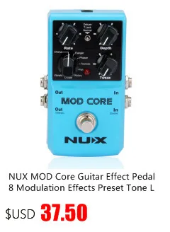 NUX GP-1 портативный усилитель для электрогитары мини усилитель для наушников Встроенный эффект искажений высокое качество гитарные части