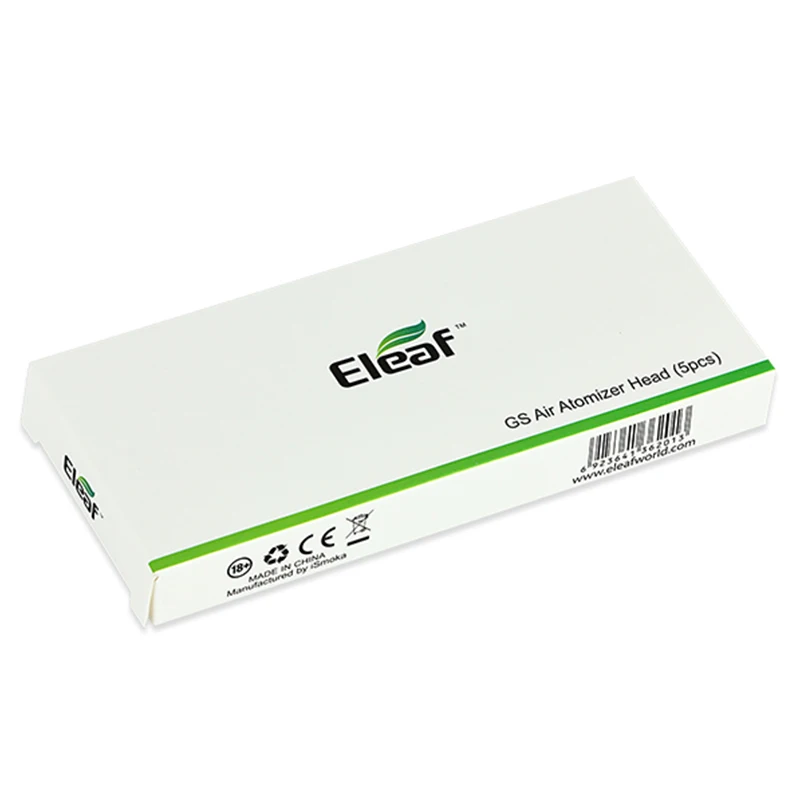 100% Оригинальные 5-50 шт. Eleaf GS Air 2 форсунки 0 75 Ом чистые хлопковые изделия для головы
