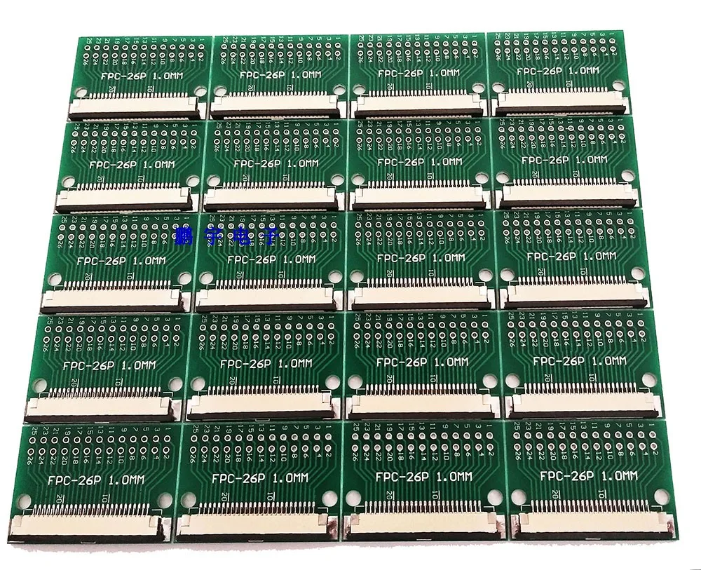 Бесплатная доставка 10 шт. FFC FPC 26PIN переводная плата с разъемом DIP 2 54 адаптера 1 мм 0 5
