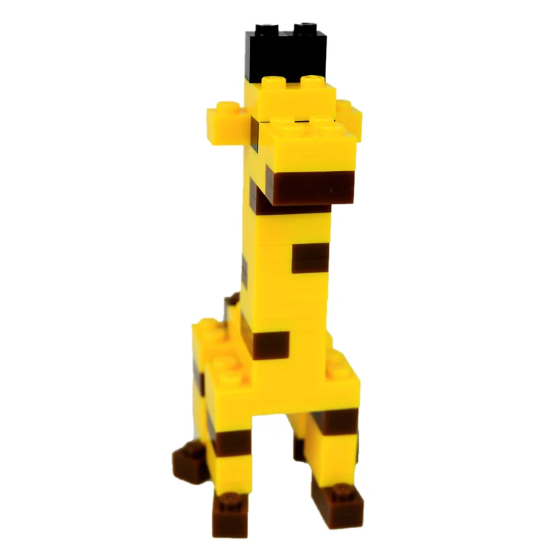 

Giraffe Building Blocks Kids Baby Birthday Gifts DIY Creative Educational Toys Bricks Children 76 Pieces/Set