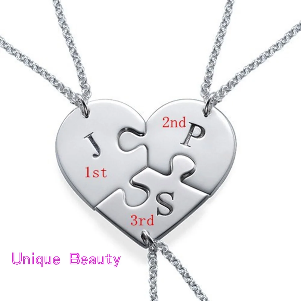 3 шт. Детский пазл из серебра 925 пробы | Украшения и аксессуары