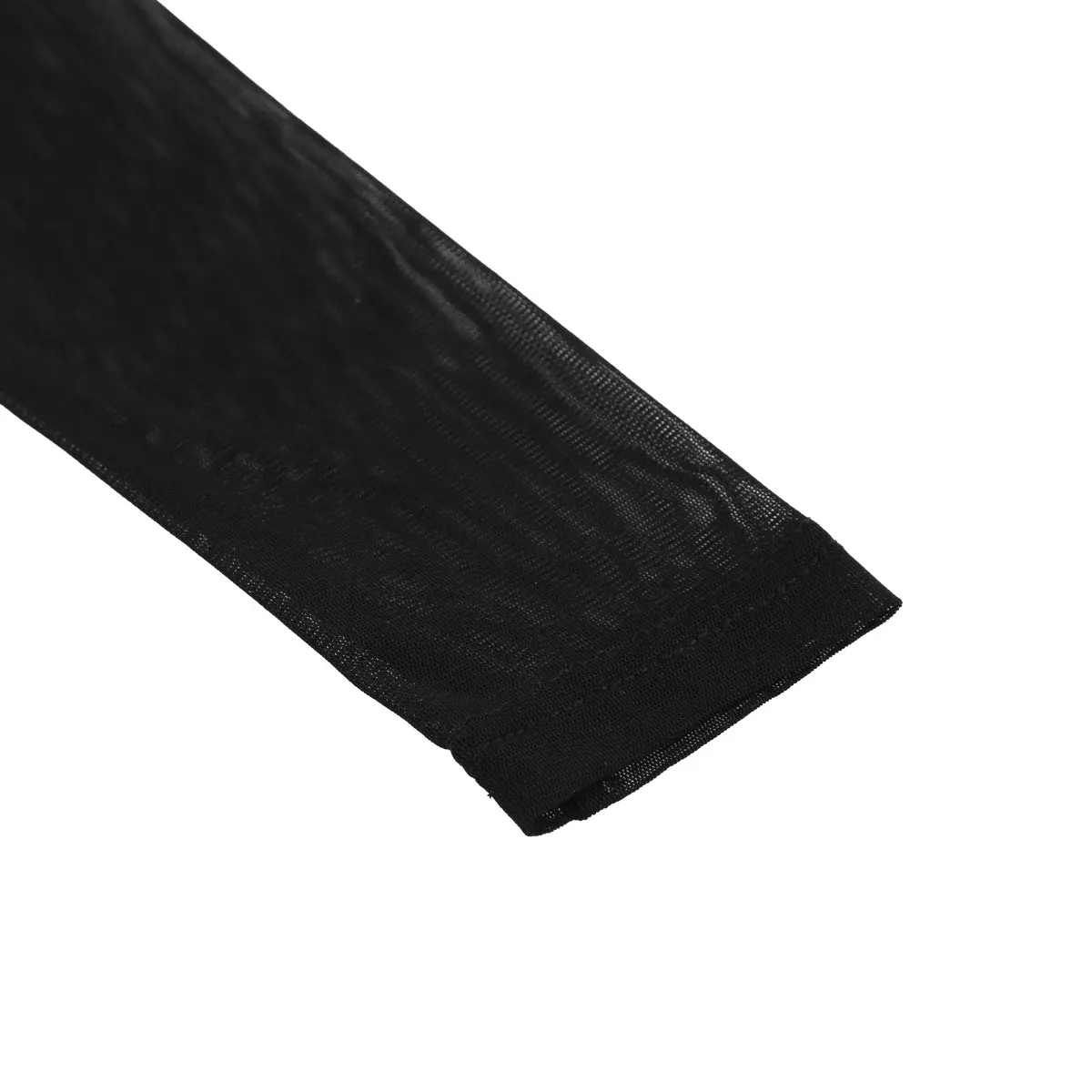 Кроп-Топ женский сетчатый прозрачный с V-образным вырезом пикантная короткая