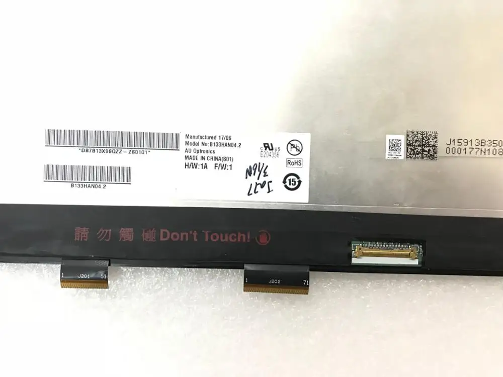 ЖК-дисплей 13 3 дюйма с сенсорным экраном для ASUS ZenBook UX370UA UX370 1920*1080 бесплатная