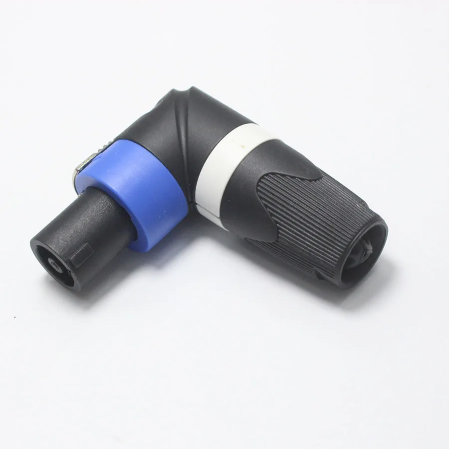 1PCS 4Pin NL4FC Speakon Connector 90 Degress XLR KTV Audio Male Plug Locking Adapter Accessories | Обустройство дома