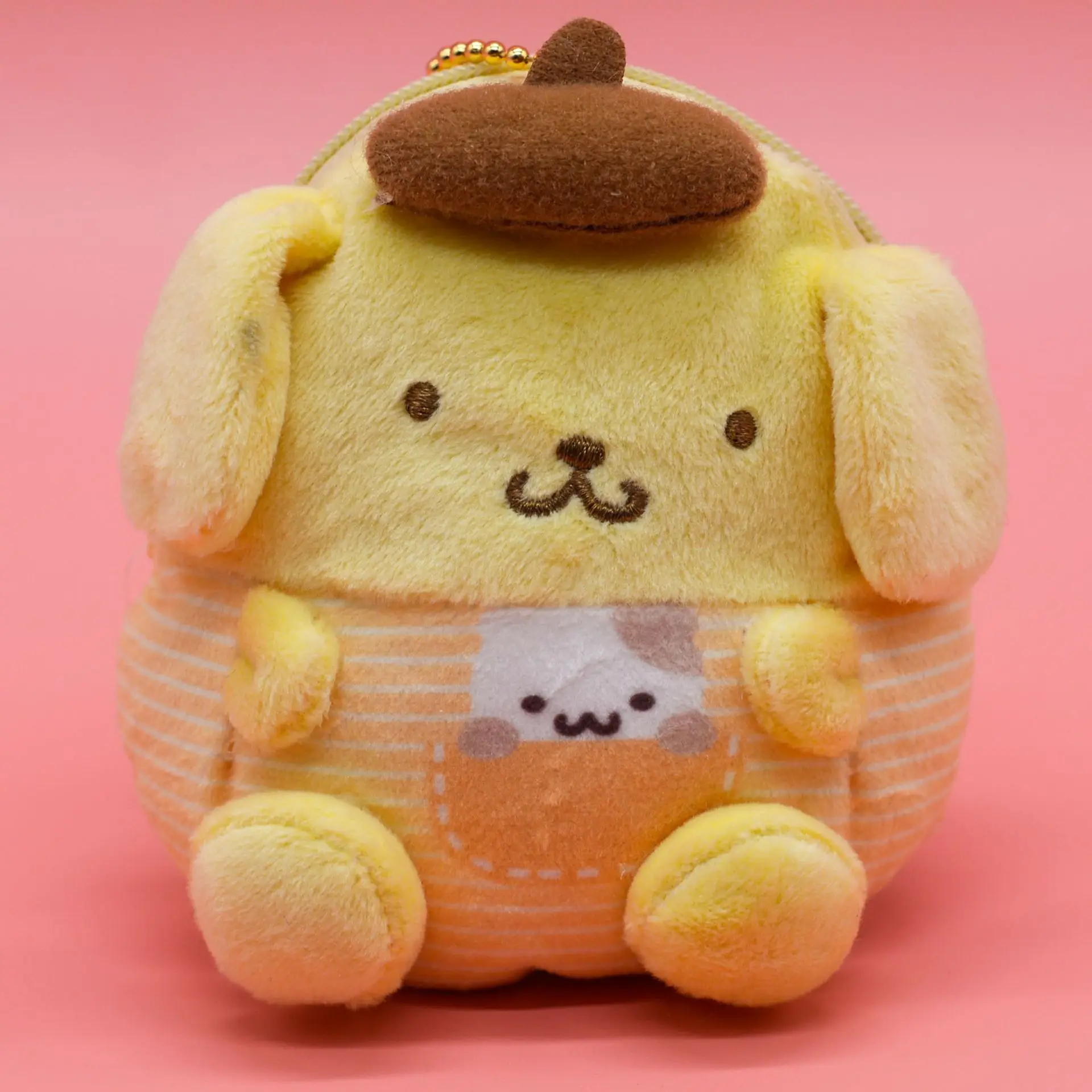 1pcs 9cm Sanrio Cute Anime Cartoon Plush Toys My Melody Animal Crossing Dolls Soft Kity Cat Coin Pure Pendant for Girls Gifts