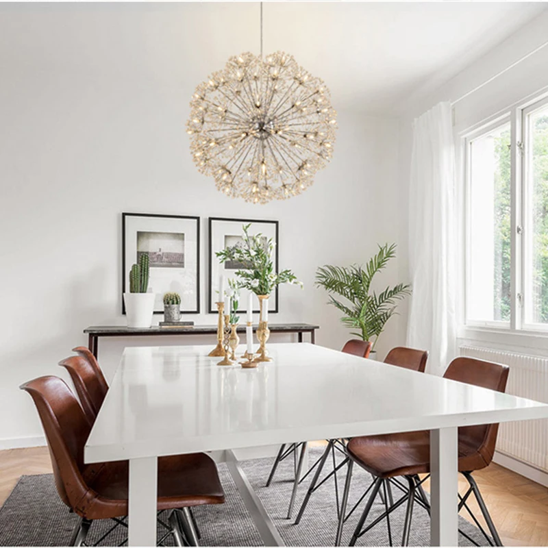 Современные Люстры освещение для спальни ресторана Светодиодная звезда магазин