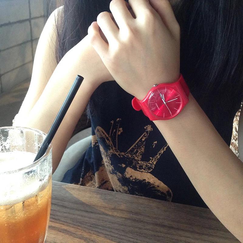 Quartz ladies casual watches women waterproof clock sport News 2016 brand Epozz Japan movement bracelet rubber strap | Наручные часы