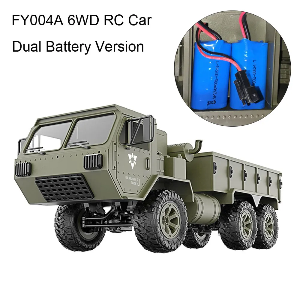 RC Drift Cars Fayee FY004A 1/16 2 4G 6WD Car военный грузовик армии США RTR автомобиль гусеничный два