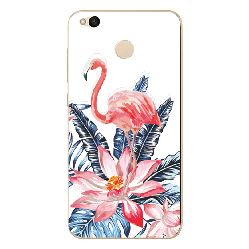Soft Phone Case For Xiaomi Redmi 4X Note 4 4A 3 TPU Colorful Flame Bird Geometry Painted Mi A1 Pro D088 |