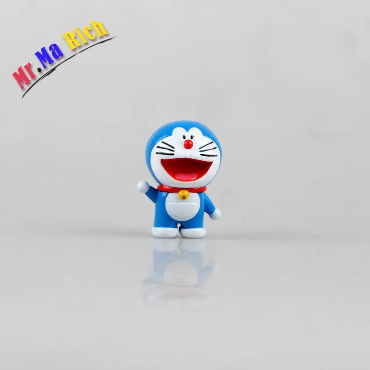 5 шт./компл. Doraemon Nobi Nobita Аниме Фигурки Коллекция игрушек для рождественского
