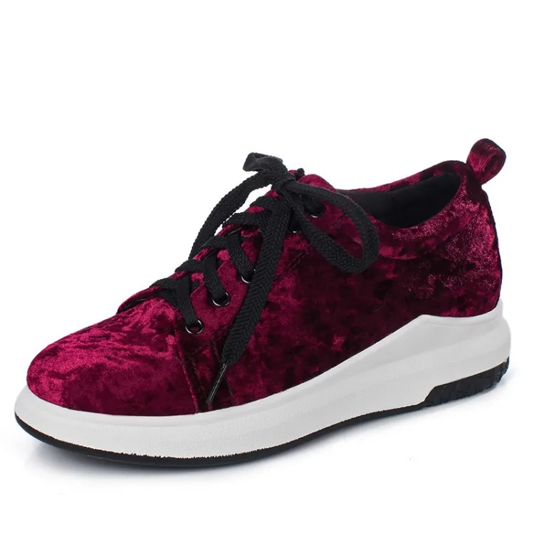 В начале весны 2018 Новинка Досуг Толстая обувь на плоской подошве замшевые размер