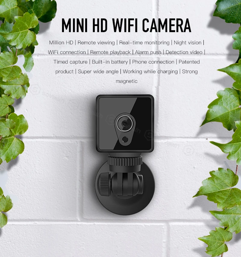 S1 Wifi мини камера ночного видения IP P2P детектор движения видеокамера 140 градусов HD видео рекордер портативный Cam для телефона Android