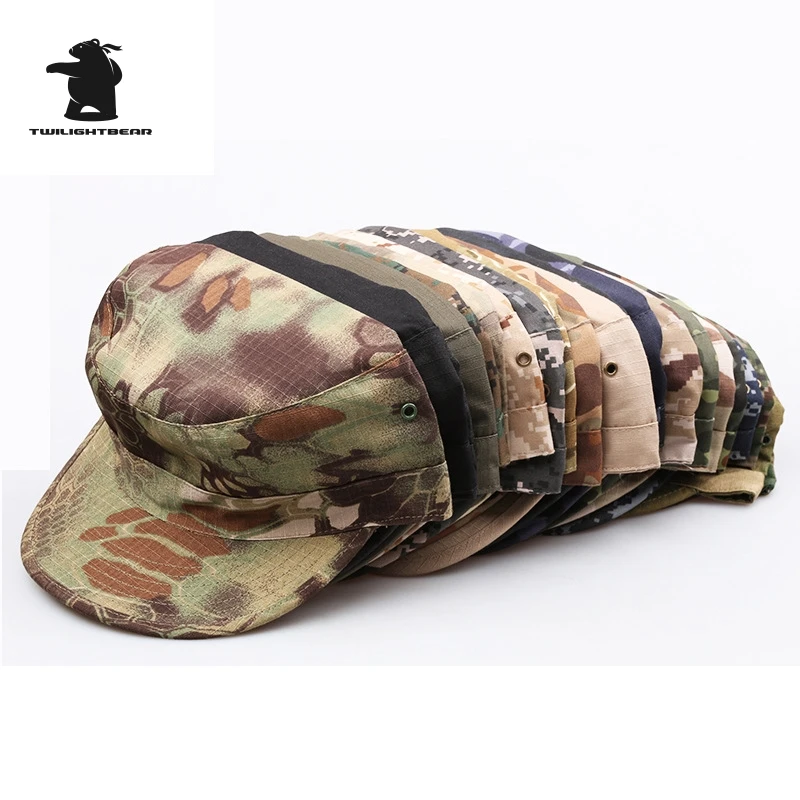 Много цветов камуфляжная Военная Кепка s Army Shako высокого качества 58 см 59 см 60 см утолщенная шапка солдата армейская шапка AE02