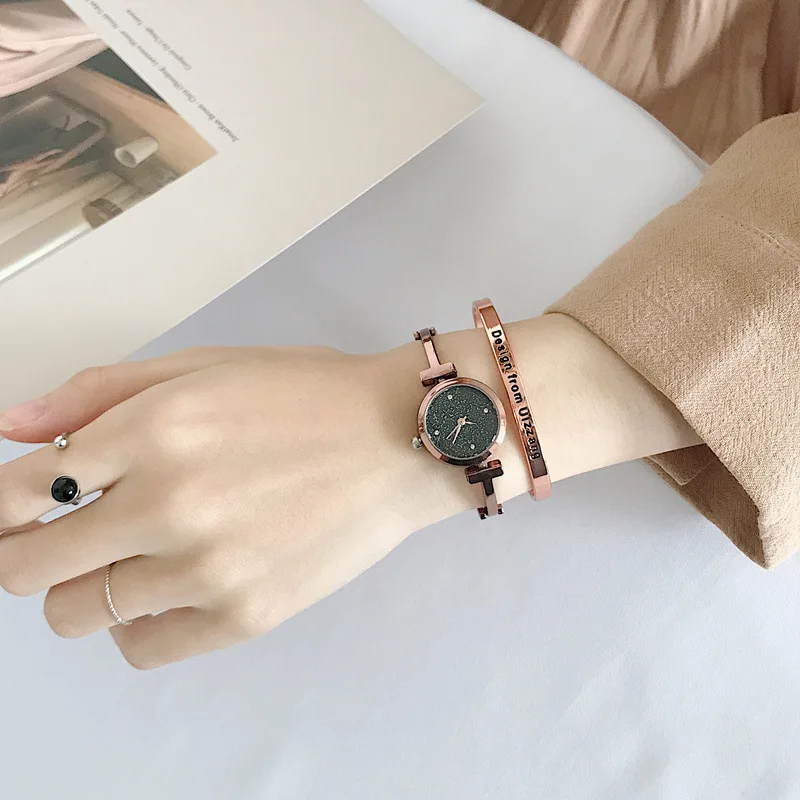 2019 Luxury Women Bracelet Watches Simple Quartz Watch Ladies Sturry Creative Female Bangle Casual Wristwatch reloj mujer | Наручные часы