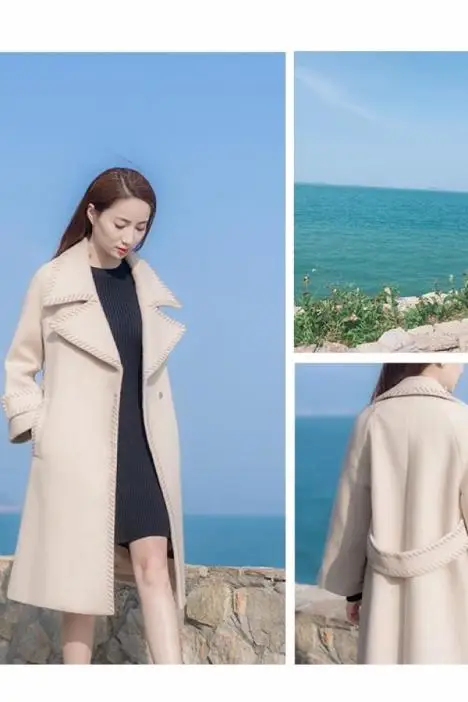MLCRIYG New Fashion 2019 Autumn Winter Women Coat And Jackets Long Loose Female Trench Outwear Hot Sale Abrigos Mujer LX260 | Женская
