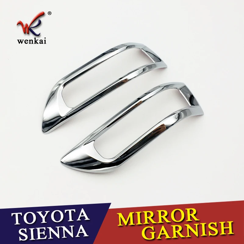 Автомобильное хромированное заднее боковое зеркало заднего вида из АБС-пластика