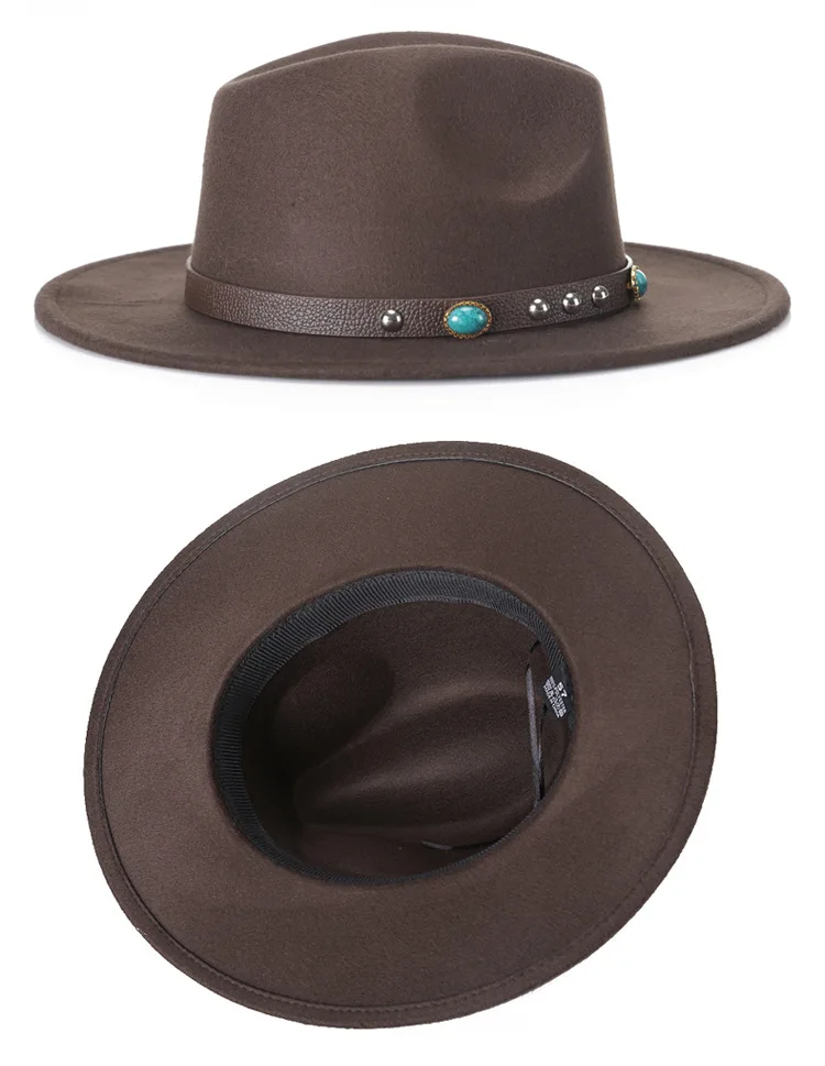 new Fashion men fedoras women's fashion jazz Hat European American Round Caps Bowler Hats outdoor casual hat