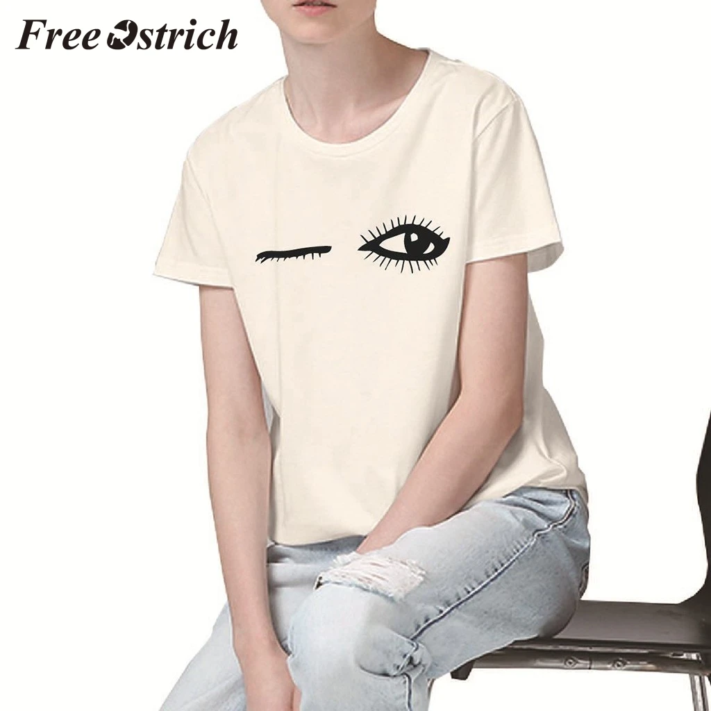 Бесплатная Страусиные женские Топы И Футболки Для Женщин Девочек Летние