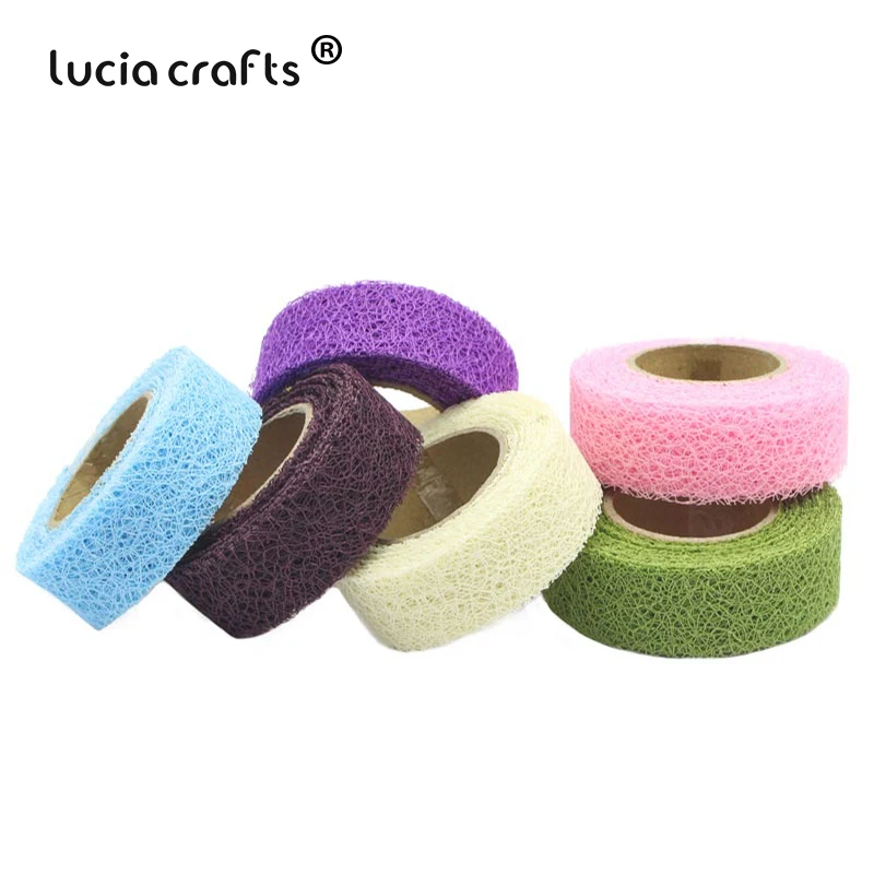 Lucia crafts 9 ярдов/рулон 30 мм пластиковые ленты в клетку кружева для домашнего декора стен вечерние упаковочные материалы DIY аксессуары Q0802