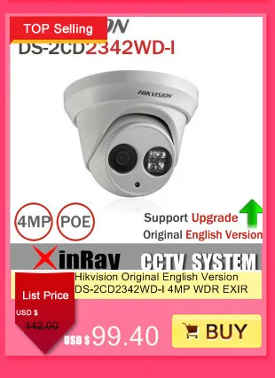 Hikvision DS-2CD2T85FWD-I8 bullect Камера 8MP POE CCTV Камера 80 м ИК-диапазоне Обновление версии DS-2CD2T85FWD-I5