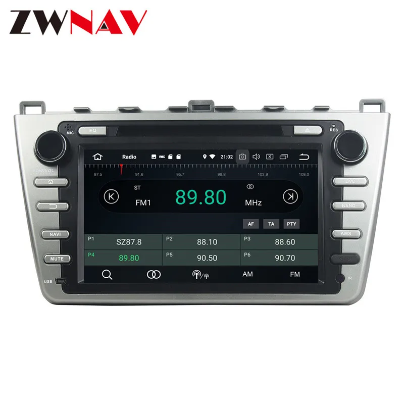 8 ядерный Android 9 с DSP автомобильный dvd-плеер gps навигация 2 DIN радио для Mazda 6 Atenza 2008-2012 Satnav мультимедийная Лента Радио