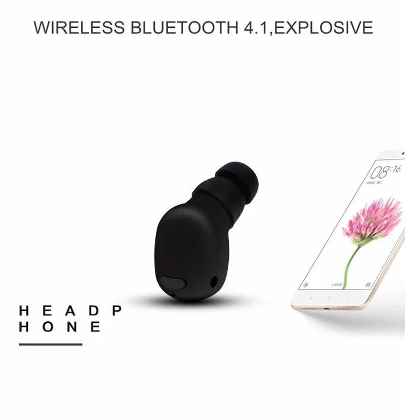 Bluetooth наушники мини беспроводные наушники невидимый наушник шумоподавление гарнитура с микрофоном для Apple iPhone samsung телефон