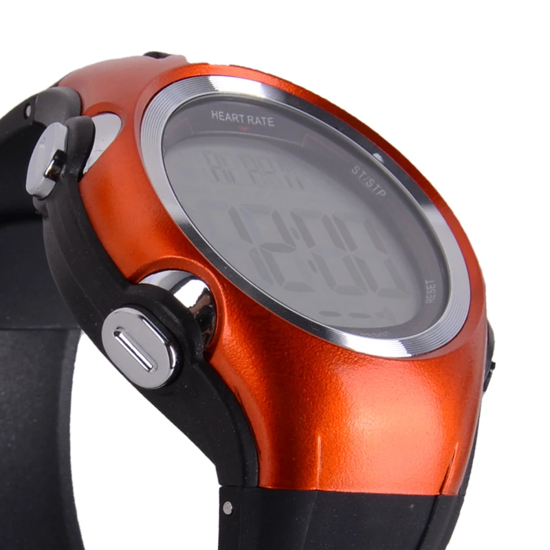 Водонепроницаемые часы с монитором сердечного ритма счетчик калорий спортивные