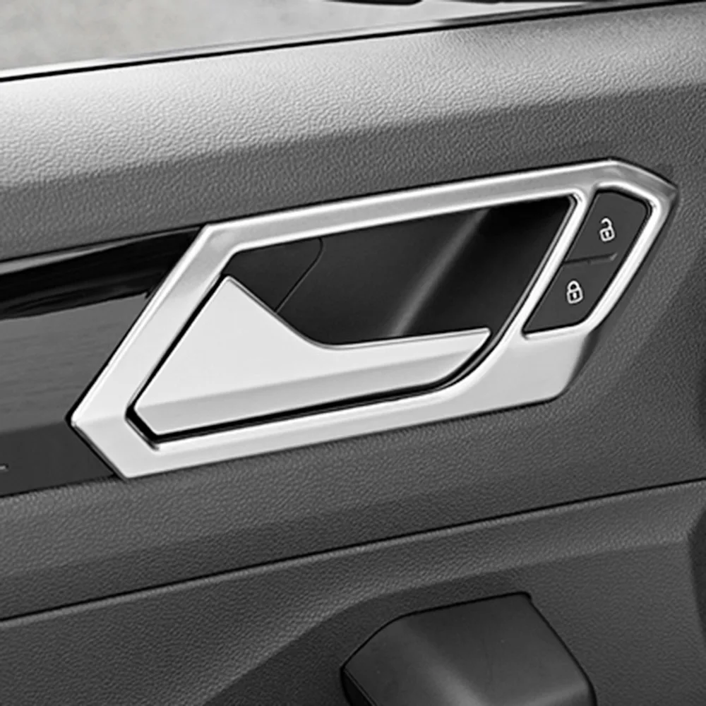 4 шт. внутренняя дверная ручка отделка ободок молдинг украшение для VOLKSWAGEN T ROC 2018