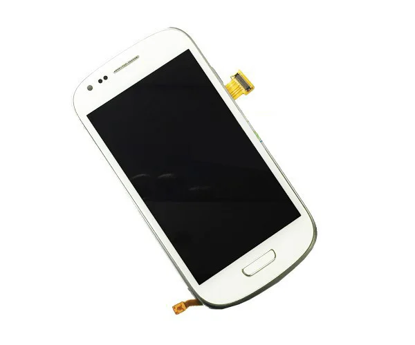 ЖК дисплей и дигитайзер сенсорного экрана с рамкой для Samsung Galaxy S3 Mini i8190 i8195 i8200
