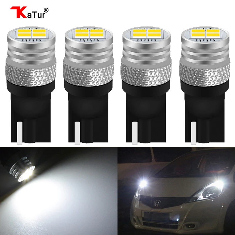 Светодиодные лампы Katur T10 W5W 168 для автомобилей подсветка салона боковые