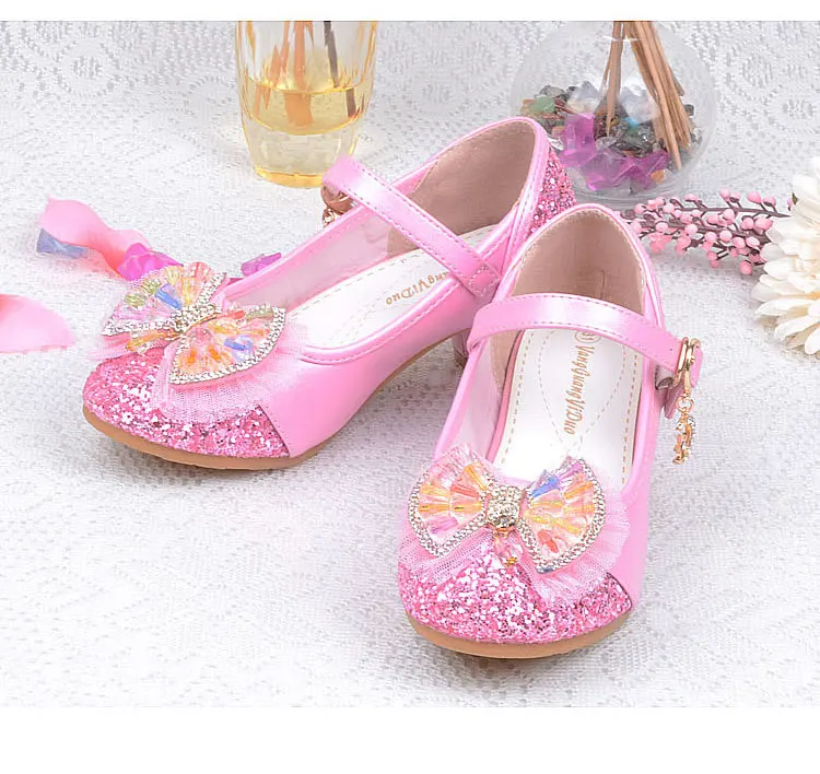 Новинка 2017 года модная летняя обувь для девочек милые детские сандалии с бантом и