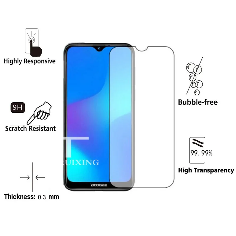 Закаленное стекло 9H Для Doogee Y8 6 1 дюйма защита экрана защитная стеклянная пленка
