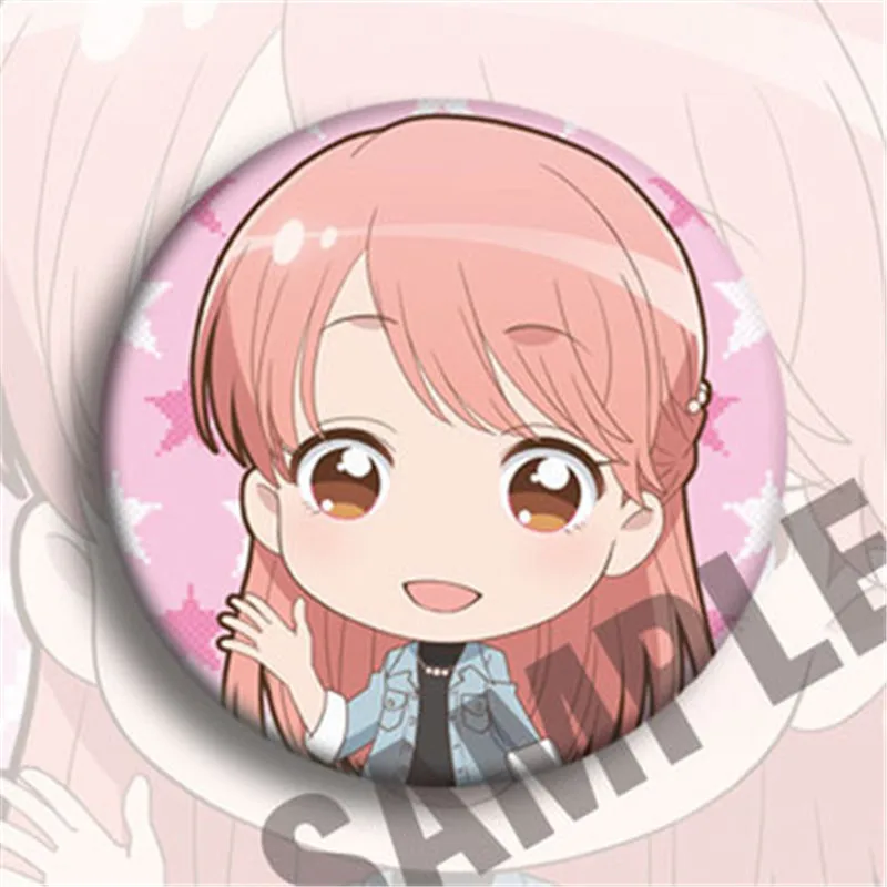 Аниме Wotakoi: Love is Hard для Otaku Pin Button Badge мультфильм косплей брошь на Хэллоуин значок