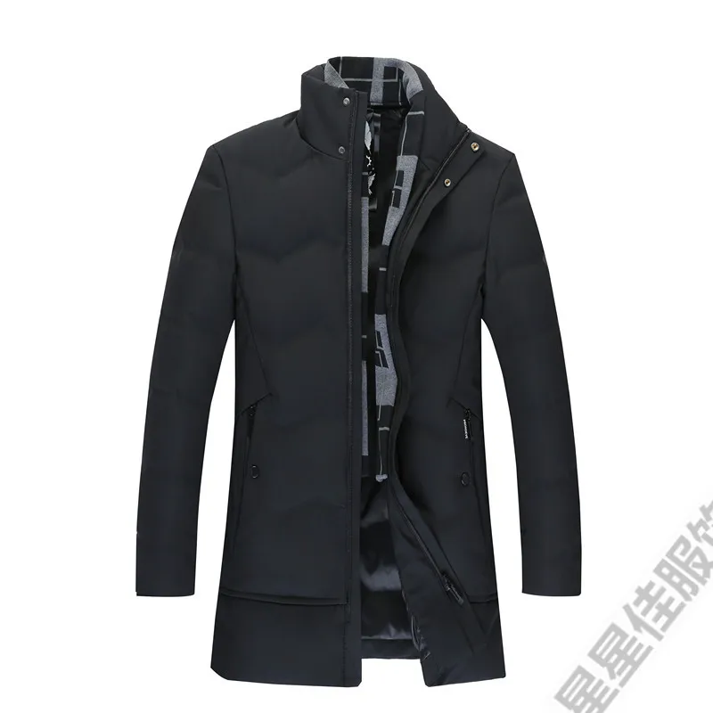 10XL 8XL 6XL зимние мужские пуховики и парки с хлопковой подкладкой, мужские повседневные пуховики, утолщенные пальто, пальто, теплая одежда, большая - Цвет: 2
