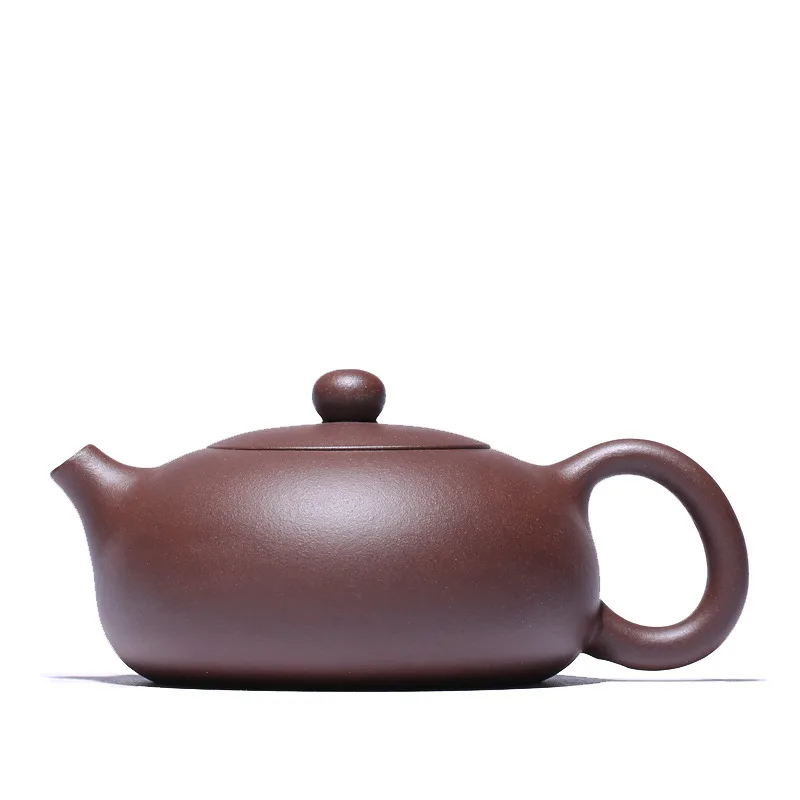 

Yixing Purple Sand Flat Xishi Pot Strength Artists Handmade Teapot and Teaware Factory Delivery Factory