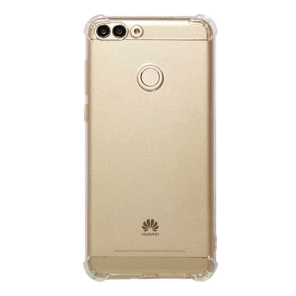 High quality transparent reinforced Anti-falling Soft Silicone phone case For Huawei P SMART coque fundas etui cover cases |